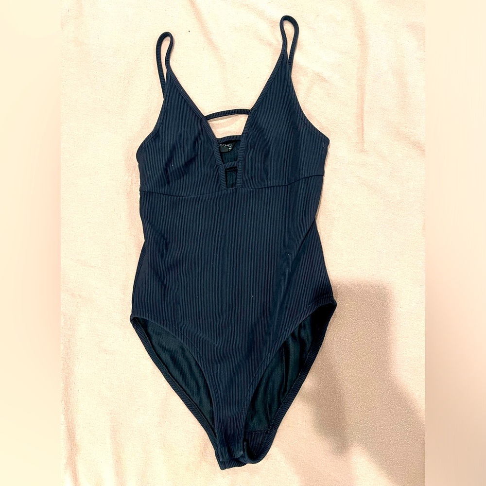 Top Shop Ribbed Bodysuit